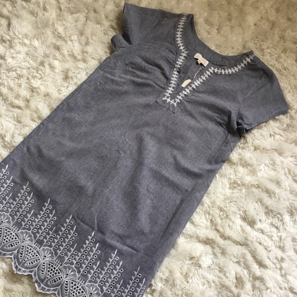 Mud pie Embroidered dress